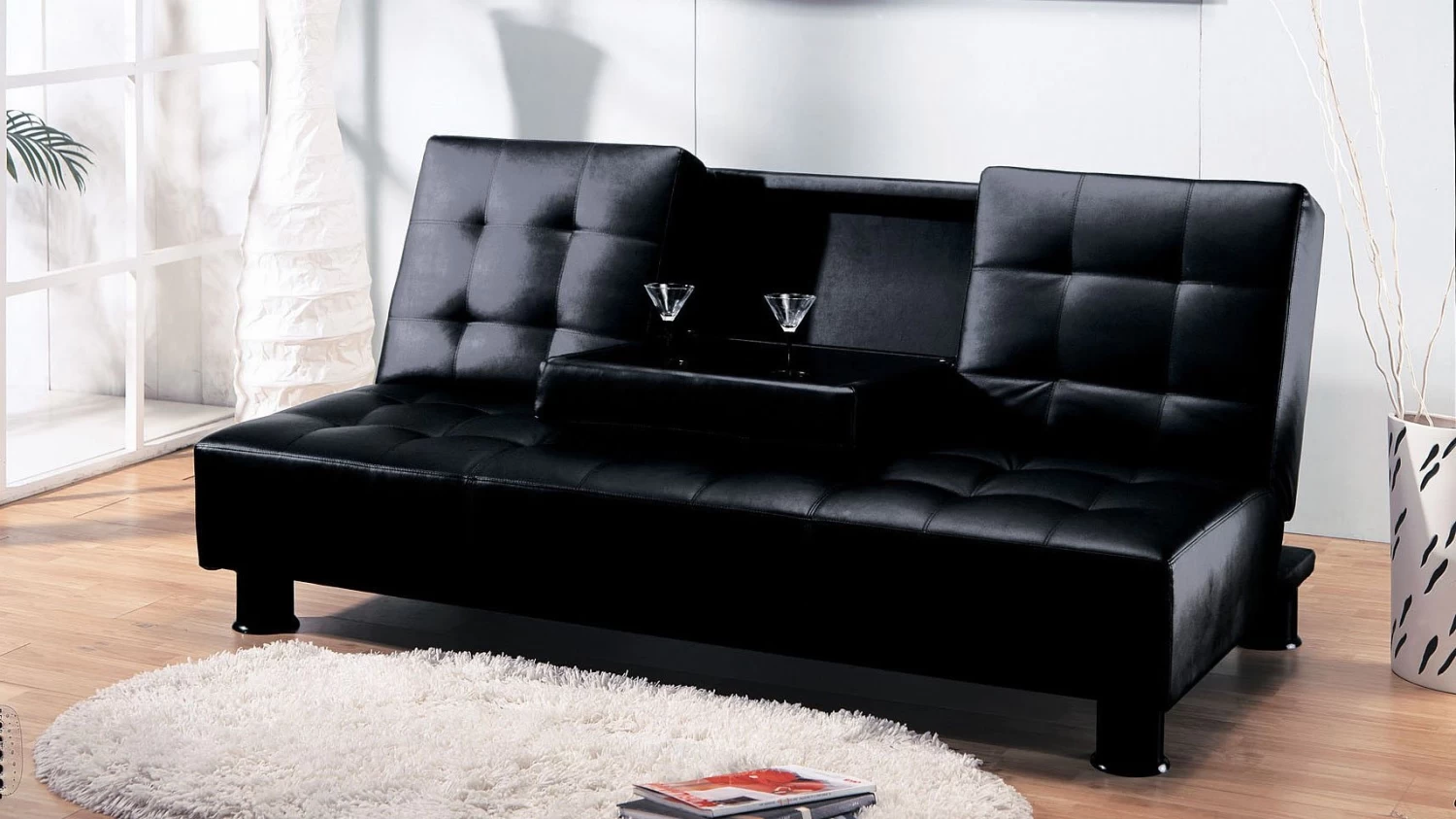 Monticello Sofa Bed W/ Cup Holder