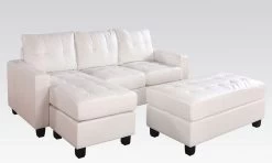 Lyssa Reversible Sectional (White) -Professional Furniture Discount Store 51210 sectional 4