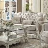 Versailles Loveseat (Ivory Velvet)