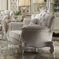Versailles Chair (Ivory Velvet)