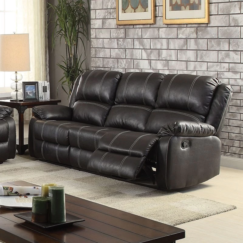 Zuriel Reclining Sofa (Black) 1 Zuriel Reclining Sofa (Black)