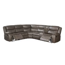 Tavin Reclining Sectional (Taupe) -Professional Furniture Discount Store 52540 sec 3
