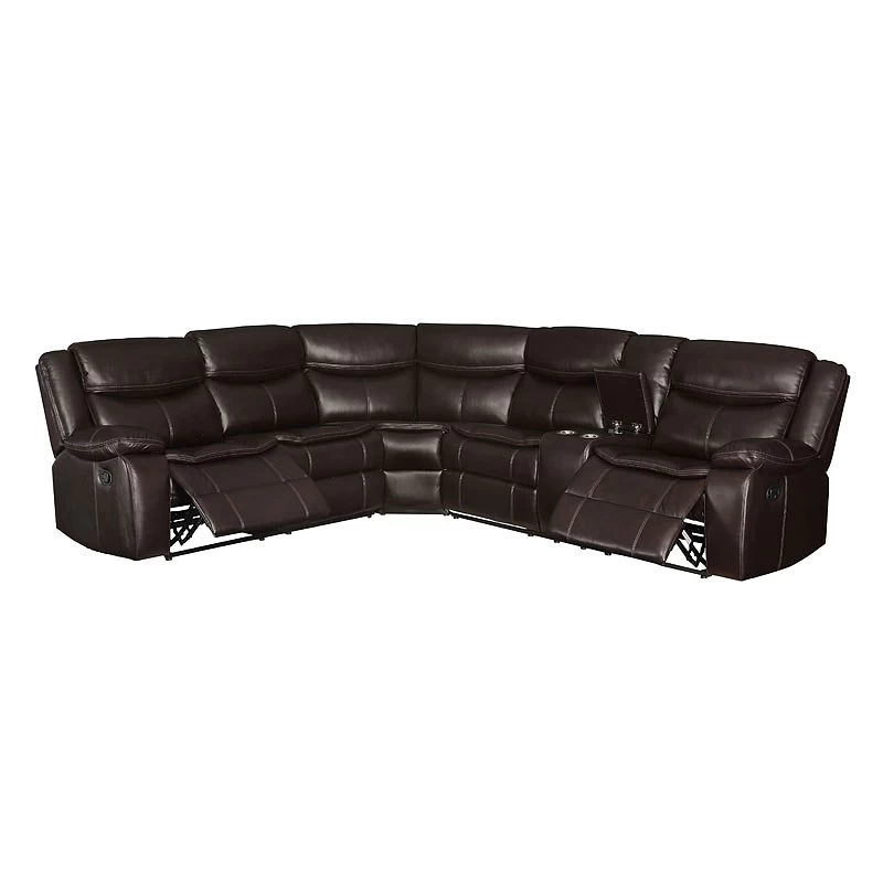 Tavin Reclining Sectional (Espresso) 3 Tavin Reclining Sectional (Espresso) - Image 3