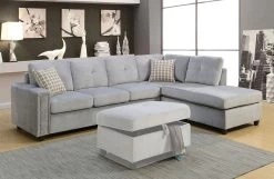 Belville Reversible Sectional (Gray)