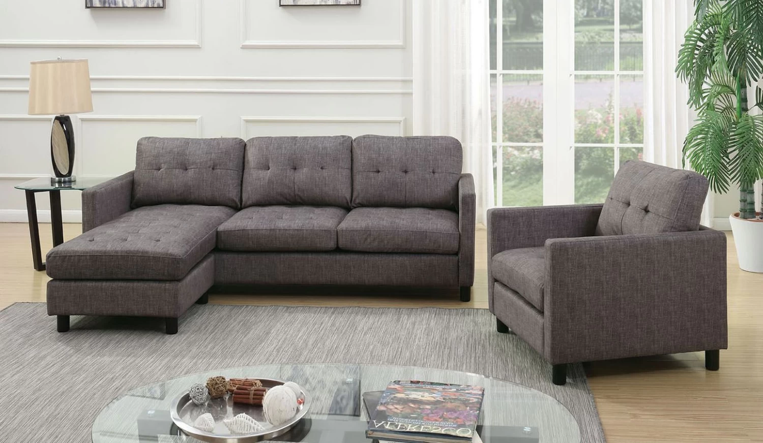 Caesar 3-Piece Living Room Set 1 Caesar 3-Piece Living Room Set