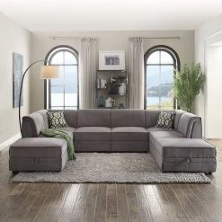 Bois Modular Sectional -Professional Furniture Discount Store 53780 mod sec 2