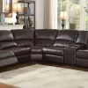 Saul Power Reclining Sectional (Espresso)