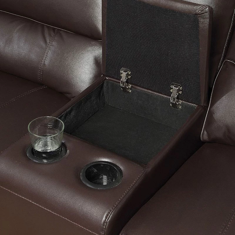 Saul Power Reclining Sectional (Espresso) 2 Saul Power Reclining Sectional (Espresso) - Image 2