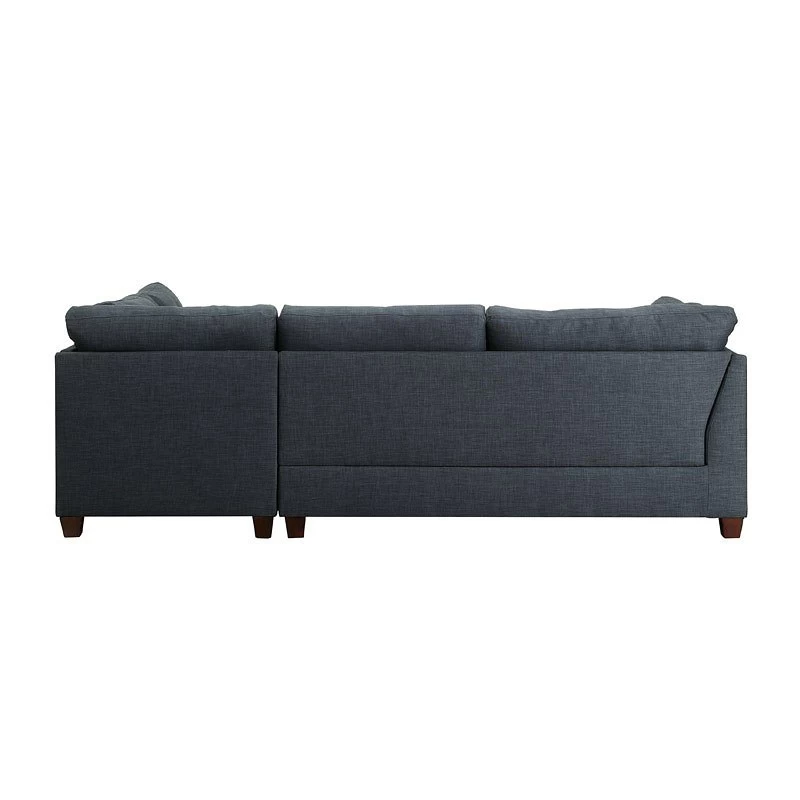 Laurissa Right Chaise Sectional W/ Ottoman (Dark Blue) 5 Laurissa Right Chaise Sectional W/ Ottoman (Dark Blue) - Image 5