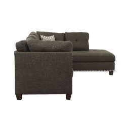 Laurissa Right Chaise Sectional W/ Ottoman (Charcoal) 8 Laurissa Right Chaise Sectional W/ Ottoman (Charcoal) -Professional Furniture Discount Store 54375 sec 4