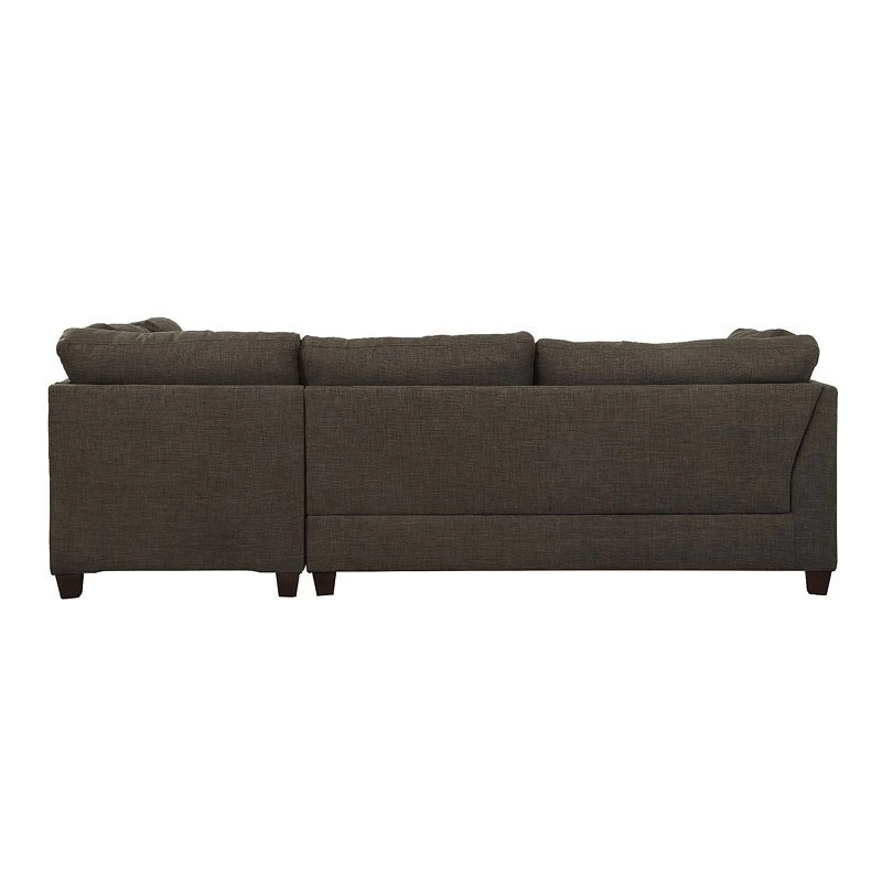 Laurissa Right Chaise Sectional W/ Ottoman (Charcoal) 5 Laurissa Right Chaise Sectional W/ Ottoman (Charcoal) - Image 5