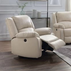 Zuriel Power Recliner (Beige)