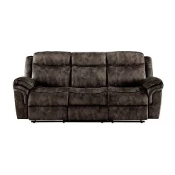 Zubaida Reclining Sofa (Chocolate) -Professional Furniture Discount Store 55020 sofa 3