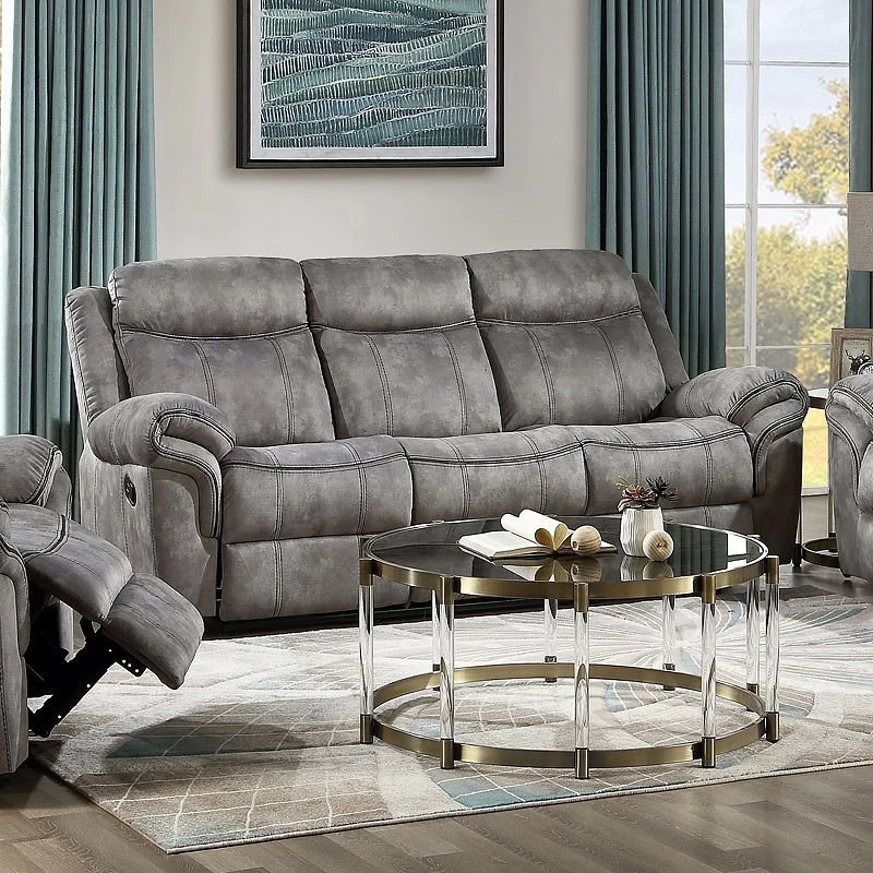 Zubaida Reclining Sofa (Gray) 2 Zubaida Reclining Sofa (Gray) - Image 2