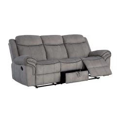 Zubaida Reclining Sofa (Gray) 9 Zubaida Reclining Sofa (Gray) -Professional Furniture Discount Store 55025 sofa 4