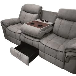 Zubaida Reclining Sofa (Gray) 11 Zubaida Reclining Sofa (Gray) -Professional Furniture Discount Store 55025 sofa 6