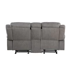 Zubaida Glider Reclining Loveseat (Gray) -Professional Furniture Discount Store 55026 loveseat 5