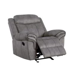 Zubaida Glider Recliner (Gray) -Professional Furniture Discount Store 55027 chair 4