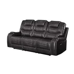 Braylon Reclining Sofa (Magnetite)