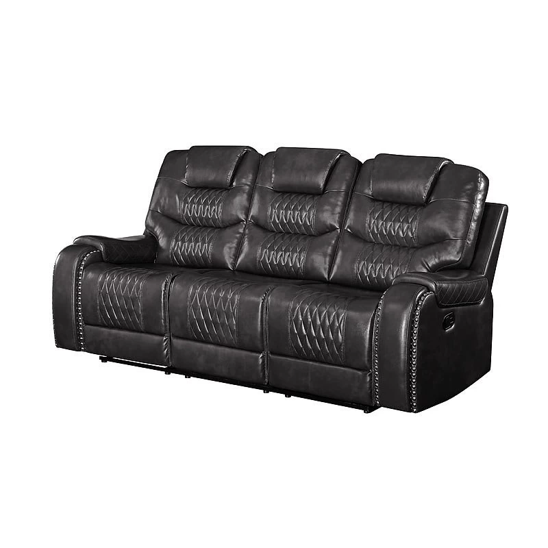 Braylon Reclining Sofa (Magnetite) 1 Braylon Reclining Sofa (Magnetite)