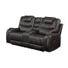 Braylon Reclining Loveseat (Magnetite)