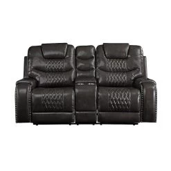 Braylon Reclining Loveseat (Magnetite) -Professional Furniture Discount Store 55411 loveseat 3