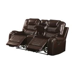 Braylon Reclining Loveseat (Brown) -Professional Furniture Discount Store 55416 loveseat 4