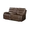 Aashi Reclining Loveseat (Brown)