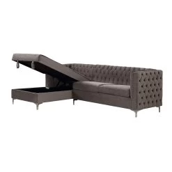Sullivan Left Chaise Sectional (Gray) -Professional Furniture Discount Store 55495 sec 4