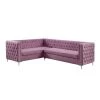 Rhett Right Chaise Sectional (Purple)