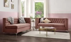 Rhett Right Chaise Sectional (Dusty Pink) -Professional Furniture Discount Store 55505 sec 3