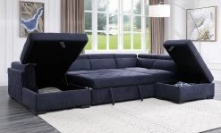 Nekoda Storage Sleeper Sofa Sectional W/ Ottoman -Professional Furniture Discount Store 55520 sec 3