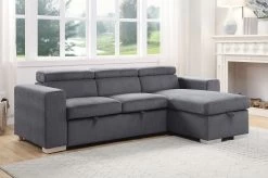 Natalie Reversible Storage Sleeper Sofa Sectional