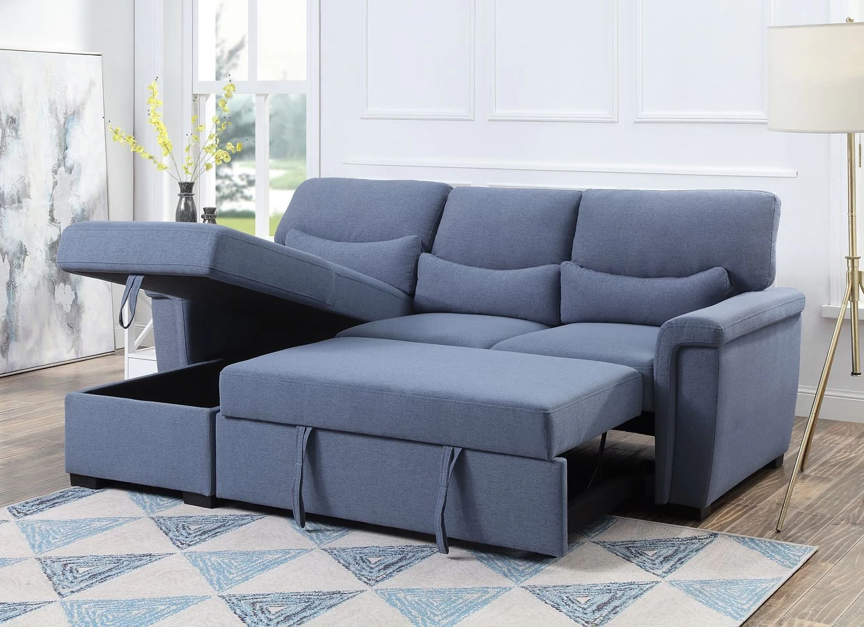 Haruko Reversible Storage Sleeper Sofa Sectional 3 Haruko Reversible Storage Sleeper Sofa Sectional - Image 3