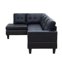 Jeimmur Sectional (Black PU) -Professional Furniture Discount Store 56465 sec 4
