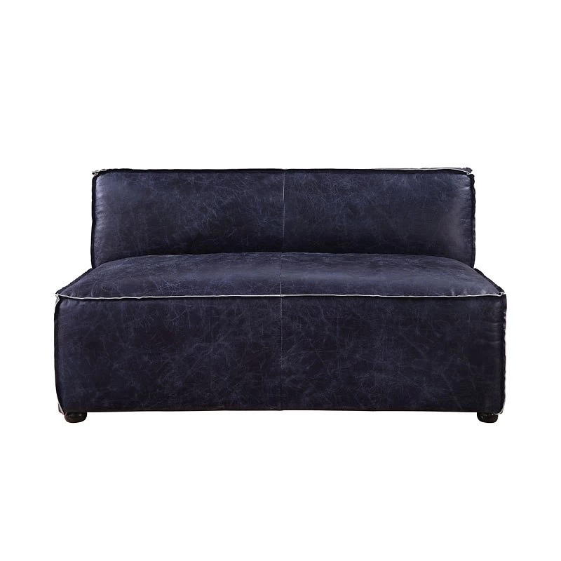 Birdie Modular Armless Loveseat (Vintage Blue) 2 Birdie Modular Armless Loveseat (Vintage Blue) - Image 2