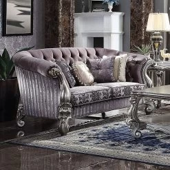 Versailles Shelter Loveseat (Antique Platinum)