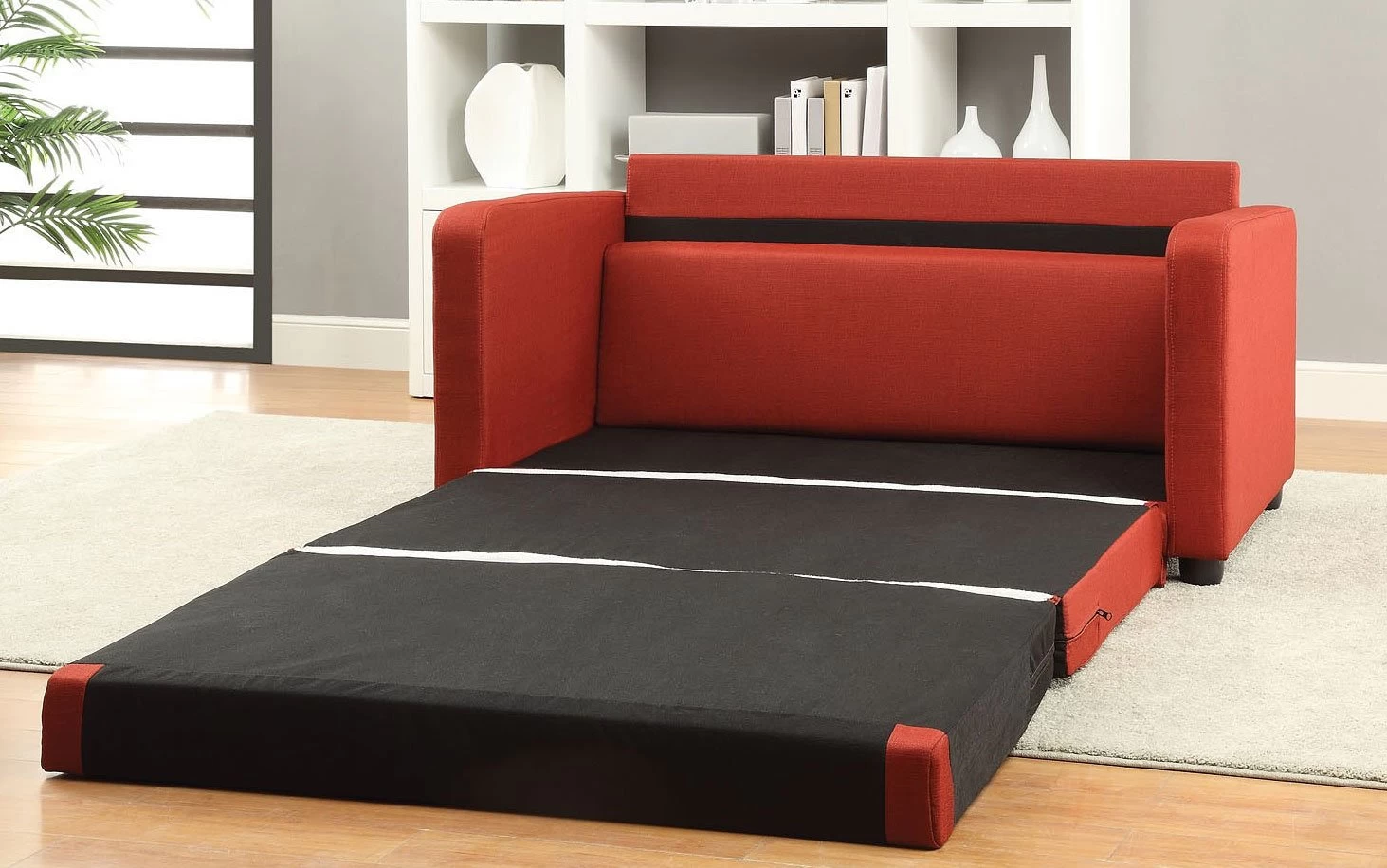 Connal Sofa Bed (Red) 2 Connal Sofa Bed (Red) - Image 2