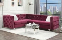 Jaszira Modular Sectional (Burgundy) 14 Jaszira Modular Sectional (Burgundy) -Professional Furniture Discount Store 57330 mod sec 1
