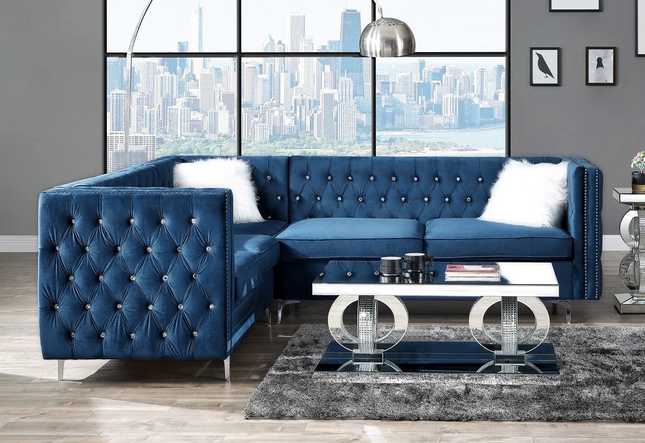 Jaszira Modular Sectional (Blue) 6 Jaszira Modular Sectional (Blue) - Image 6