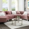 Ninagold Sectional (Pink)