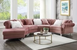 Ninagold Sectional (Pink)