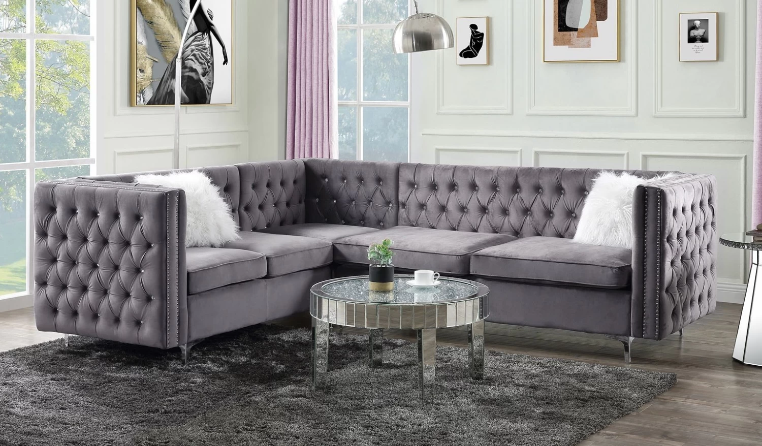 Jaszira Modular Sectional (Gray) 7 Jaszira Modular Sectional (Gray) - Image 7