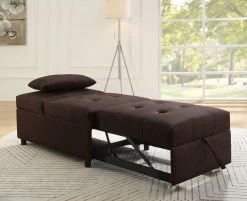 Hidalgo Adjustable Sofa (Brown) -Professional Furniture Discount Store 58245 sofa 3