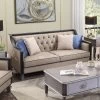 House Beatrice Sofa (Tan/ Black)