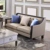 House Beatrice Loveseat (Tan/ Black)