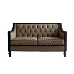 House Beatrice Loveseat (Tan/ Black) -Professional Furniture Discount Store 58816 loveseat 3