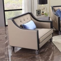 House Beatrice Chair (Tan/ Black)