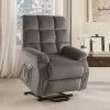 Ipompea Recliner W/ Power Lift And Massage (Gray)