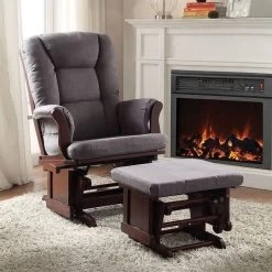 Aeron Glider Chair W/ Ottoman